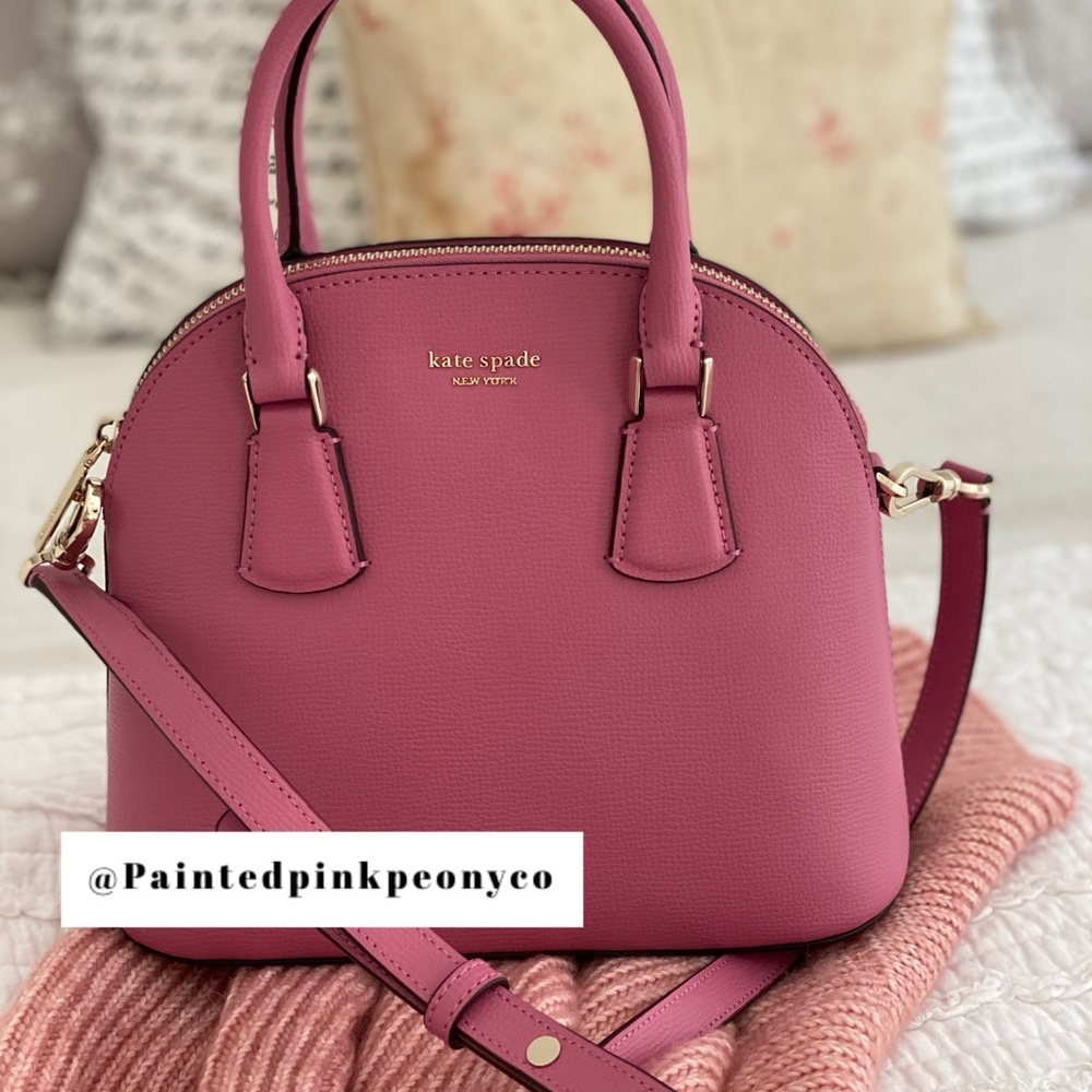 🆕 KATE SPADE | Sylvia Medium Dome BLUSTERY PINK Satchel Crossbody Shoulder Bag